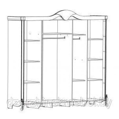 Спальня «Инесса-5С» с туалетным столом. Производитель "Форест Деко Групп", РБ