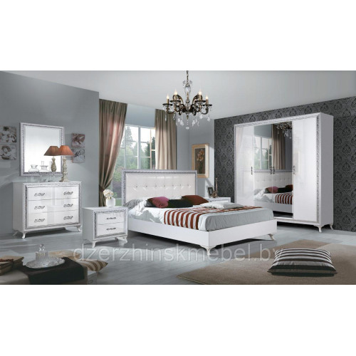 Набор мебели для спальни «Дана-4» (черный глянец). Производитель “Форест Деко Групп”, РБ