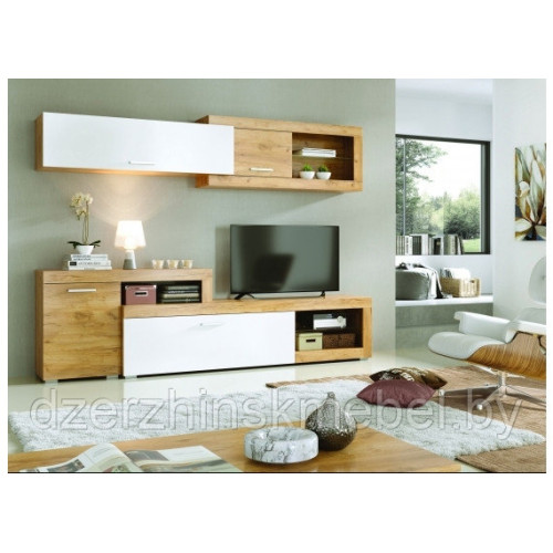 Гостиная «Канзас Дуб золотой». Производитель "Liveco", РФ