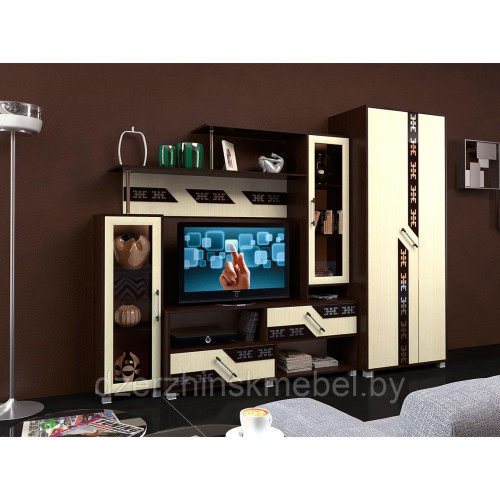 Гостиная «Самбо» («Зодиак») шкаф. Производитель Россия