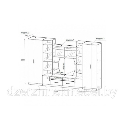 Гостиная «Rikko Атланта». Производитель "Riko", РФ
