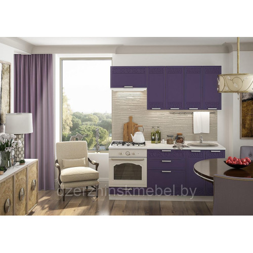 Кухня «Кремона» 1,8м (орхидея). Производитель "СтендМебель", РФ