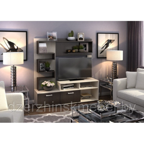 Гостиная «Бергамо». Производитель  "СтендМебель", РФ