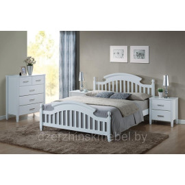 Кровать SIGNAL LIZBONA белая 140/200 .Производство Польша.