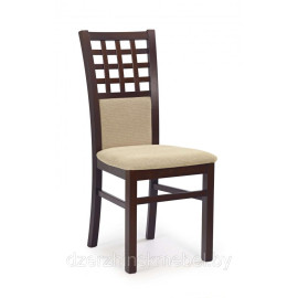 Стул HALMAR GERARD 3 т.орех, ткань: Torent Beige. Производство Польша.