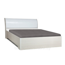 КРОВАТЬ 06.297 С НАСТИЛОМ МОНА (БЕЛАЯ). ХИТ ПРОДАЖ! Россия Олмеко