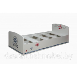 КРОВАТЬ ЛЕГО-2 КОРАБЛИК (БЕЛЫЙ).Россия Олмеко