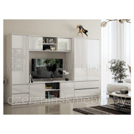 Гостиная Челси белый глянец .Производство Россия.м