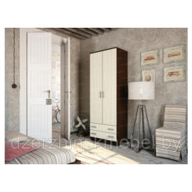 Шкаф 2-створчатый Дуэт - венге/лоредо .Производство Россия.М