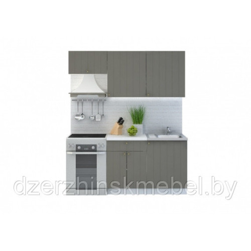 Кухня «Прованс» (Серый). Производитель "Сурская мебель", РФ
