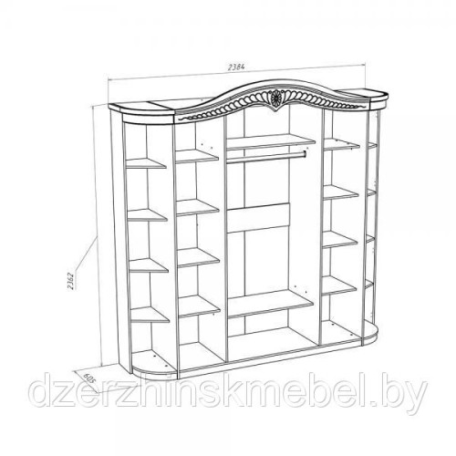 Набор мебели для спальни «Луиза-6». Производитель “Форест Деко Групп”, РБ