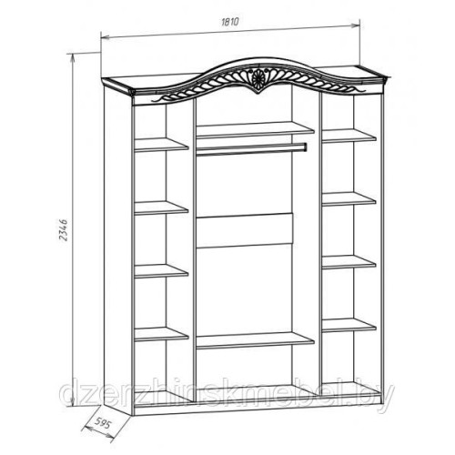 Набор мебели для спальни «Луиза-4». Производитель “Форест Деко Групп”, РБ