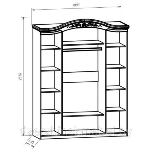 Набор мебели для спальни «Валерия-4». Производитель “Форест Деко Групп”, РБ