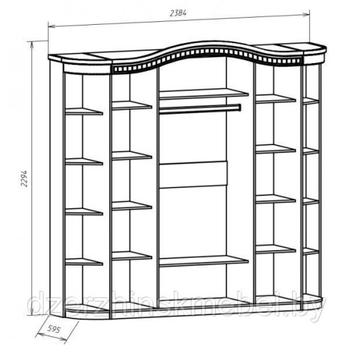 Набор мебели для спальни «Валерия-6Д1». Производитель “Форест Деко Групп”, РБ