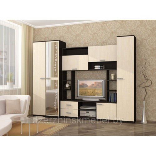 Гостиная «Марта-11» (сосна карелия). Производитель "Интерьер-центр", РФ